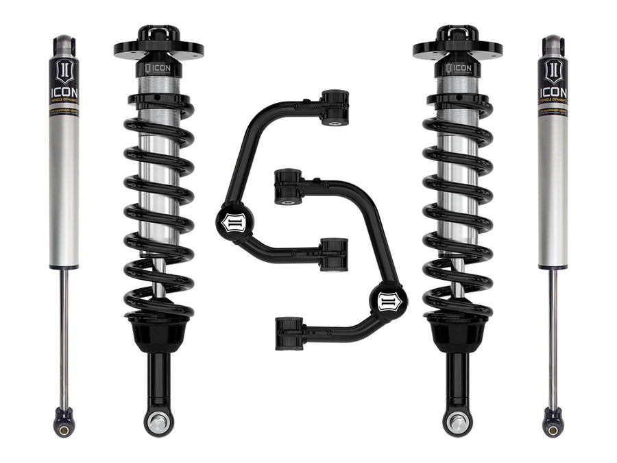 ICON 2021-2025 Ford F-150 4WD 2.75-3.5" Lift Stage 1 Suspension System Tubular