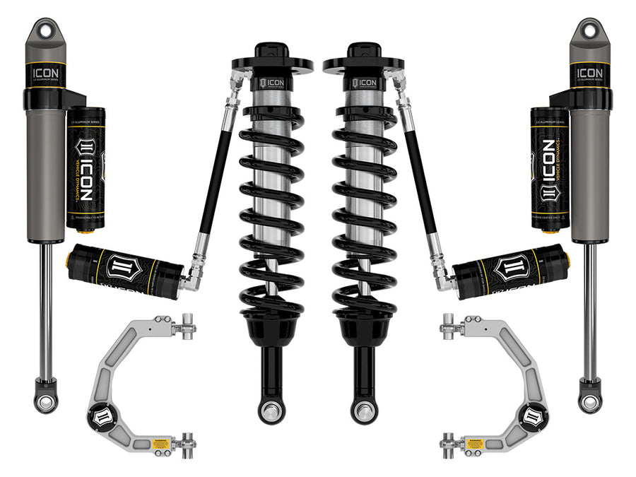 ICON 2021-2025 Ford F-150 4WD 2.75-3.5" Lift Stage 3 Suspension System Billet