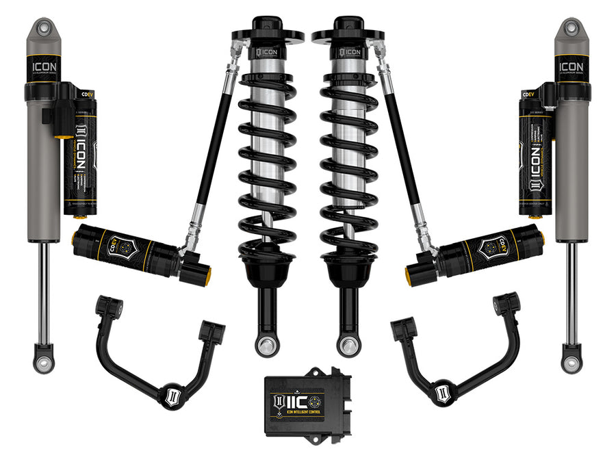 ICON 2021-2025 Ford F-150 4WD 2.75-3.5" Lift Stage 5 Suspension System Tubular