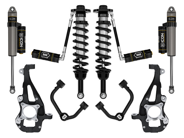 ICON 2021-2024 Ford F-150 4WD 3.5-4.5" Lift Stage 3 Suspension System Tubular