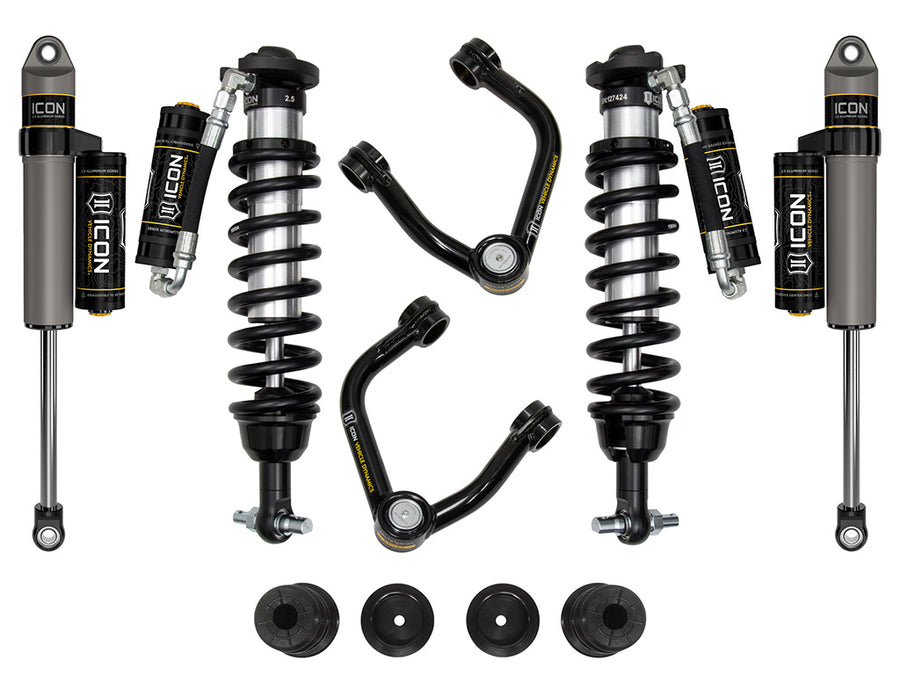 ICON 19-21 Ford Ranger 0-3.5" Lift Stage 4 Susp System Tubular UCA Al Knuckle