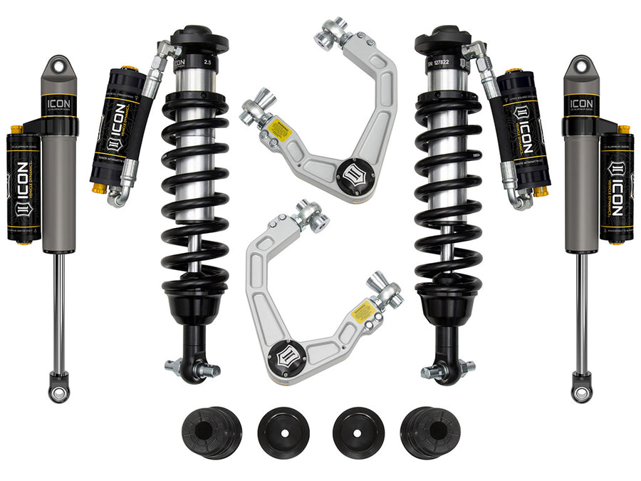 ICON 19-21 Ford Ranger 0-3.5" Lift Stage 5 Susp System Billet UCA Al Knuckle