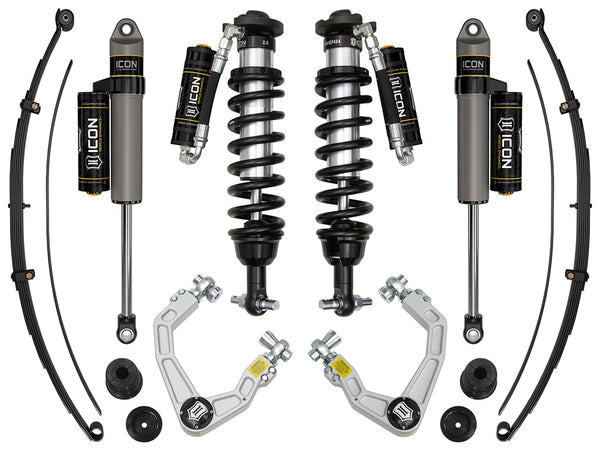 ICON 19-21 Ford Ranger 0-3.5" Lift Stage 7 Susp System Billet UCA Al Knuckle