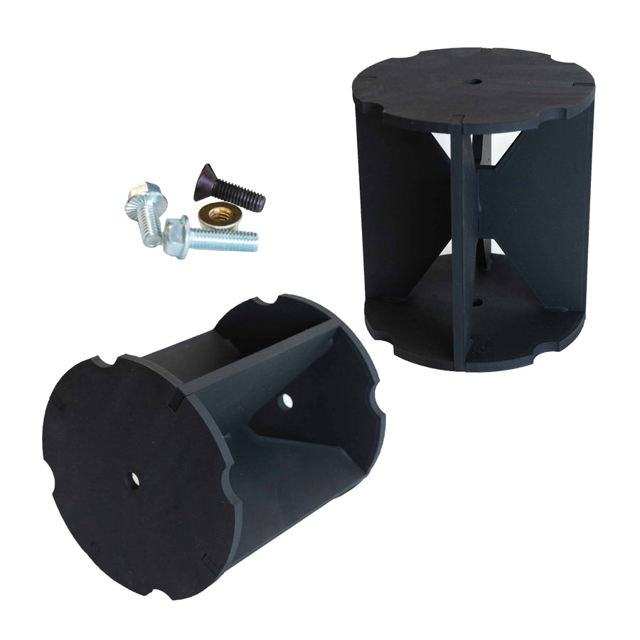 6" Steel Spacer Kit For Use With Rebel Kits On Lifted Trucks.