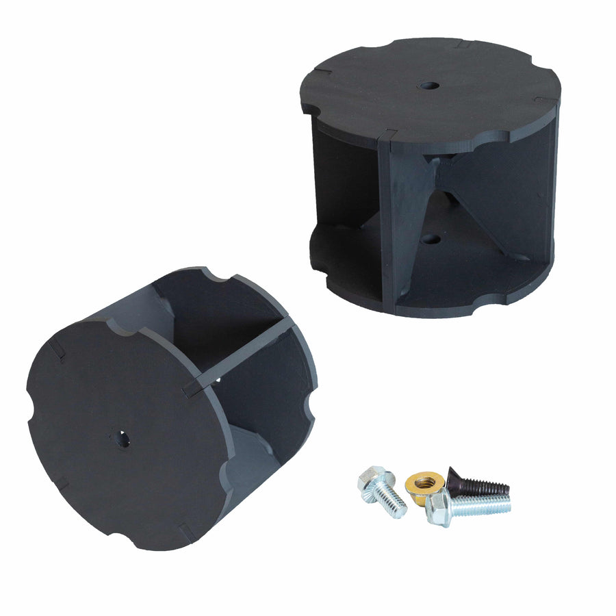 4" Steel Spacer Kit For Use With Rebel Kits On Lifted Trucks.