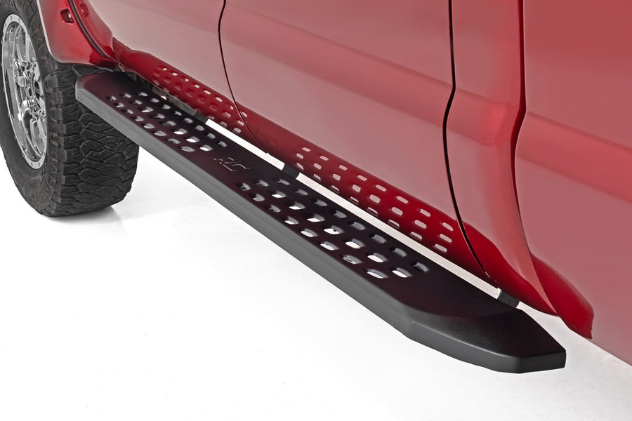 Rough Country - RPT2 Running Board - Crew Cab - Black - Ford F-250/F-350 Super Duty (09-16)