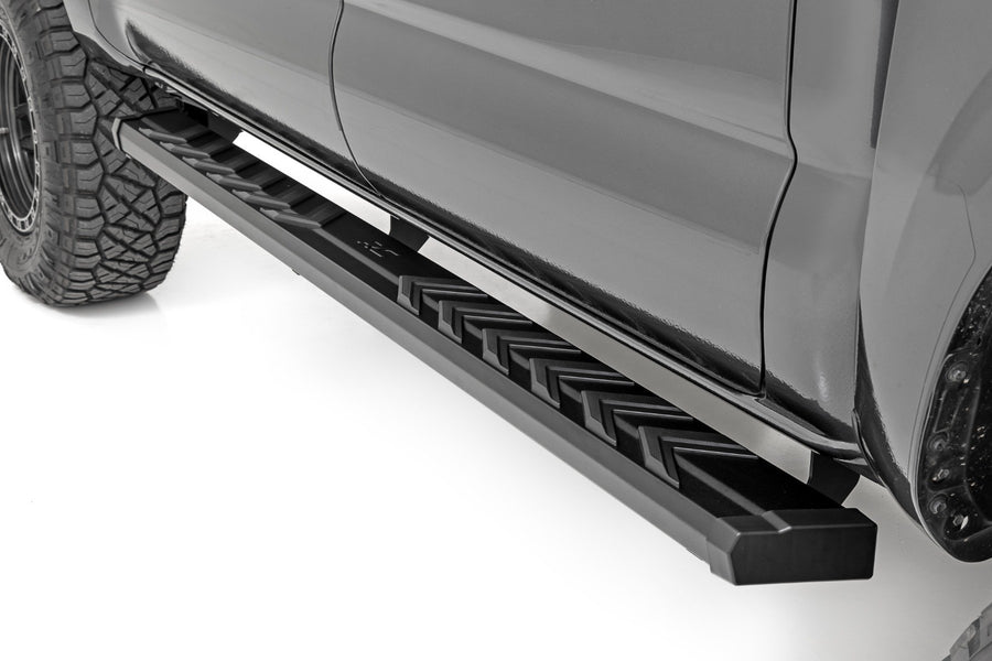 Rough Country - BA2 Running Boards - Side Step Bars - Double Cab - Toyota Tacoma (05-23) - 41009A
