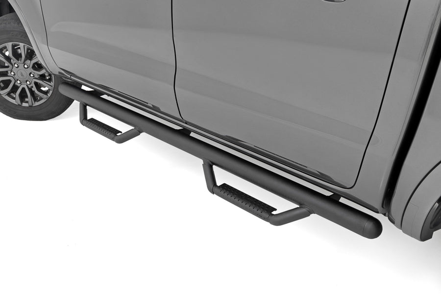 Rough Country - Nerf Steps - Cab Length - Crew Cab - Ford Ranger 2WD/4WD (2019-2025)
