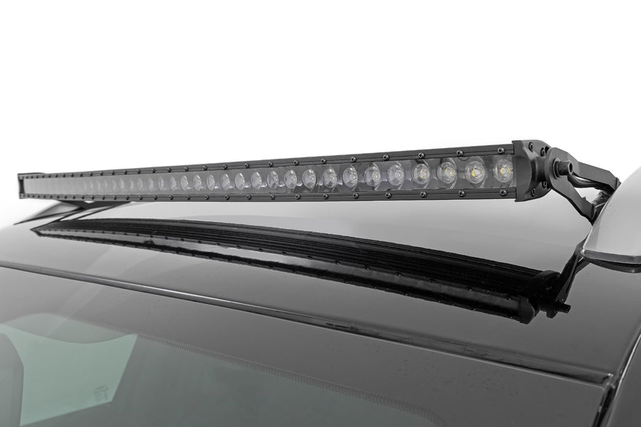 Rough Country - LED Light Kit - Roof Mount - 40 In. Black Single Row - Jeep Cherokee KL (14-23)