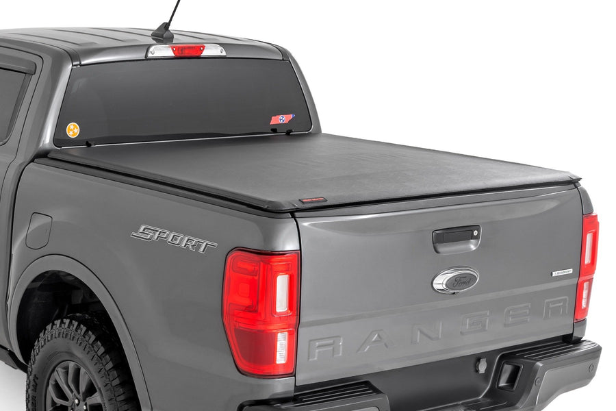 Rough Country - Soft Roll Up Bed Cover - 5' Bed - Ford Ranger 2WD/4WD (2019-2023)