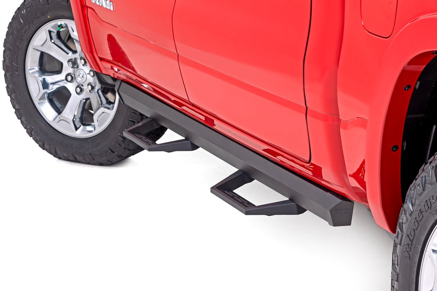 Rough Country - SRL2 Adj Aluminum Step - Crew Cab - Ram 1500 (19-25)/1500 TRX (21-24)