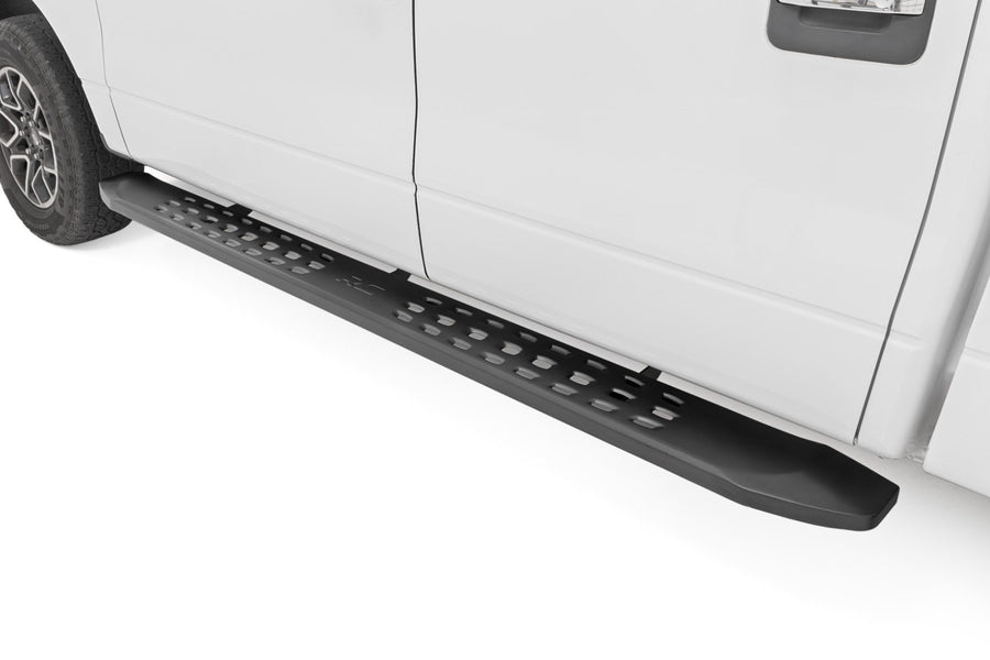 Rough Country - RPT2 Running Board - Crew Cab - Black - Ford F-150 2WD/4WD (2009-2014)
