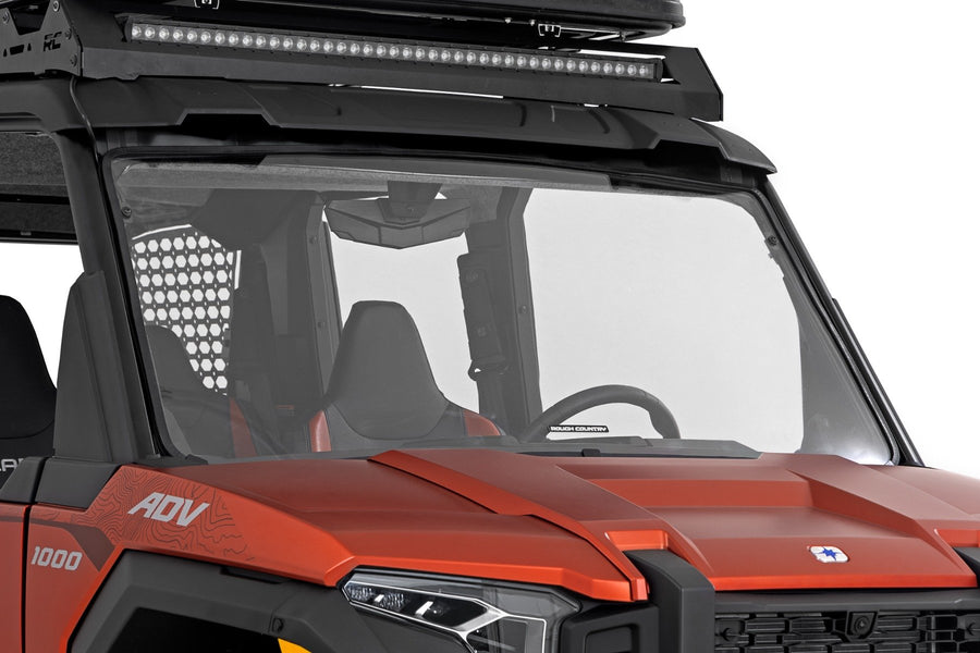 Rough Country - Full Windshield - Scratch Resistant - Polaris XPEDITION ADV 5