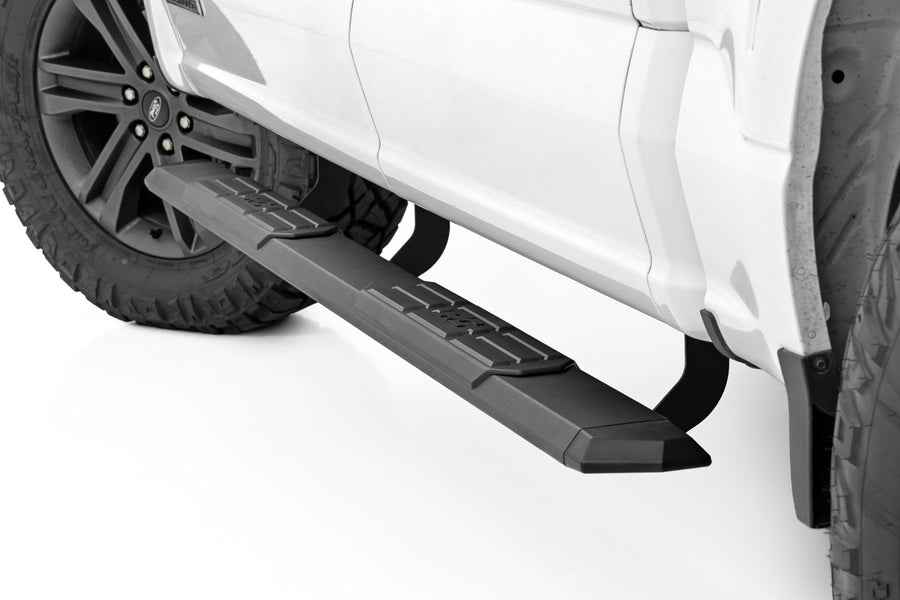 Rough Country - TR2 Running Boards - Ford F-150/Lightning/F-250/F-350/Raptor (2015-2026) - 45000