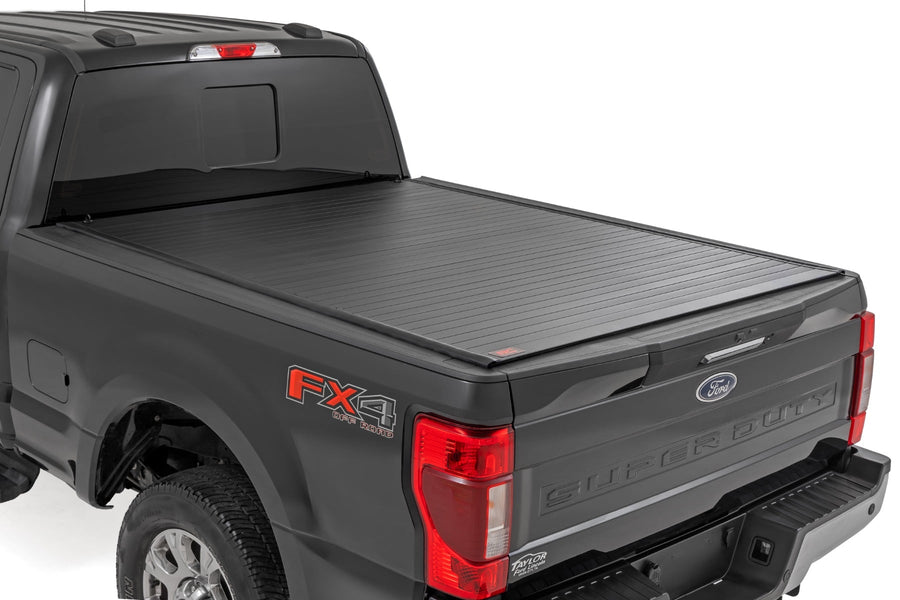 Rough Country - Hard Roll Up Cover - 6'10 In. Bed - Ford F-250/F-350 Super Duty 2WD/4WD (17-25)
