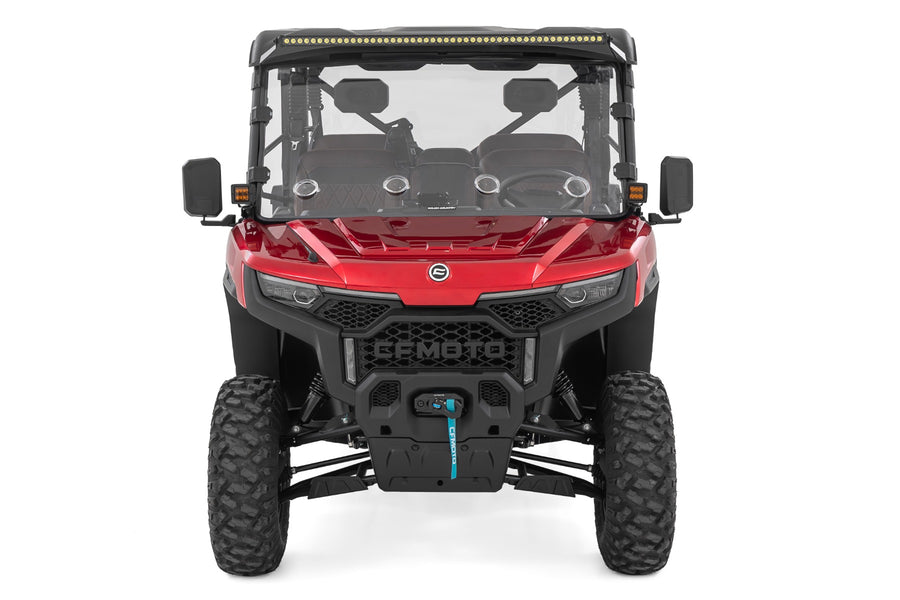 Rough Country - LED Light Mount - 50" Black Single Row - CFMOTO UFORCE U10 Pro - 71213