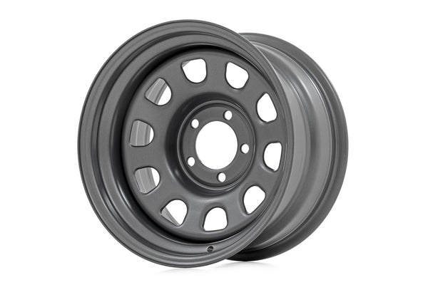 Rough Country - Steel Wheel/Gray/15x8/5x4.5/3.30 Bore/-19