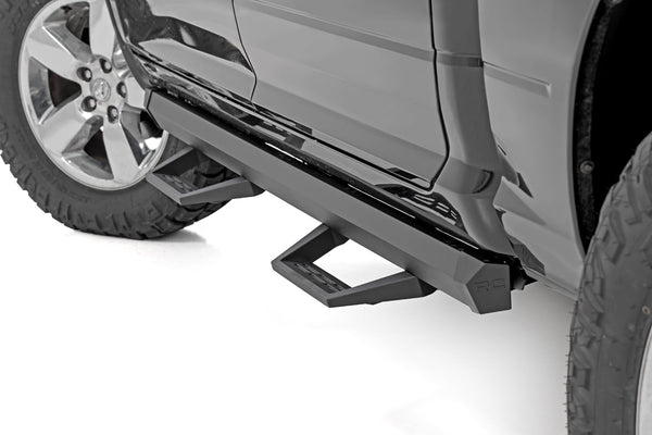 Rough Country - SRL2 Adj Aluminum Step - Crew Cab - Ram 1500/2500/3500 2WD/4WD (2010-2018 & Classic)
