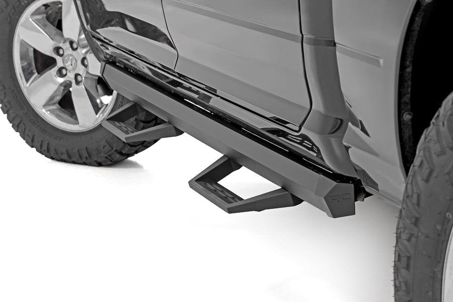 Rough Country - SRL2 Adj Aluminum Step - Crew Cab - Ram 1500/2500/3500 2WD/4WD (2010-2018 & Classic)