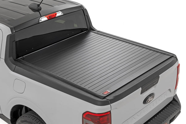 Rough Country - Hard Roll Up Bed Cover - 4'6" Bed - Ford Maverick 2WD/4WD (2022-2026) - 50214500