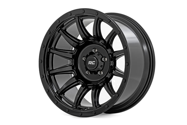 Rough Country - Rough Country 90 Series Wheel/One-Piece/Gloss Black/20x10/8x170/-19mm