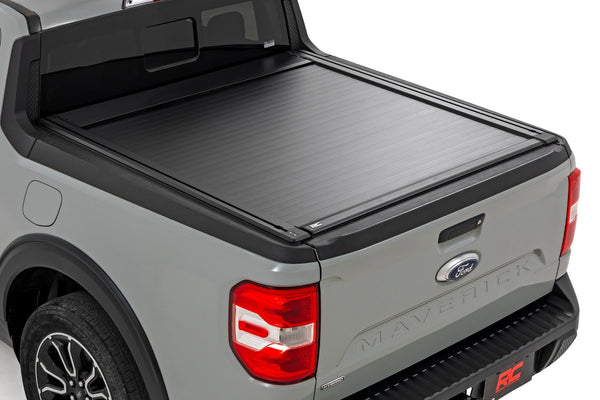 Rough Country - Powered Retractable Bed Cover - 4'6 In. Bed - Ford Maverick 2WD/4WD (2022-2026) - 51504600