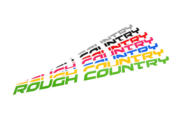 Rough Country - Rough Country Decal - 27 Inch Fender - Matte Black