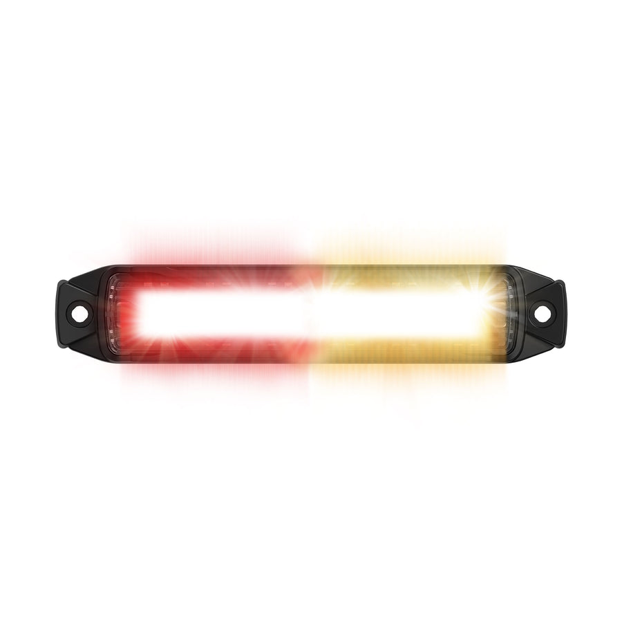 BUILTBRIGHT BB6010E Work Bar Strobe 4 4" LED Strobe Light Amber/Red