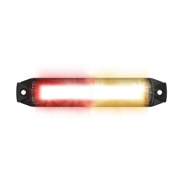 BUILTBRIGHT BB6010E Work Bar Strobe 4 4" LED Strobe Light Amber/Red
