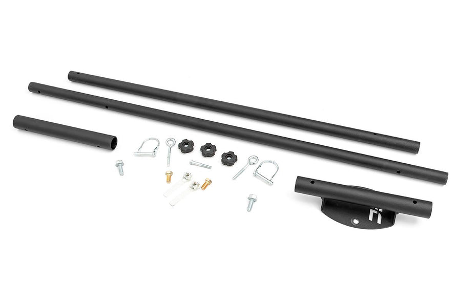 Rough Country - Flag Pole Holder - Bed Rail - W/ Flag