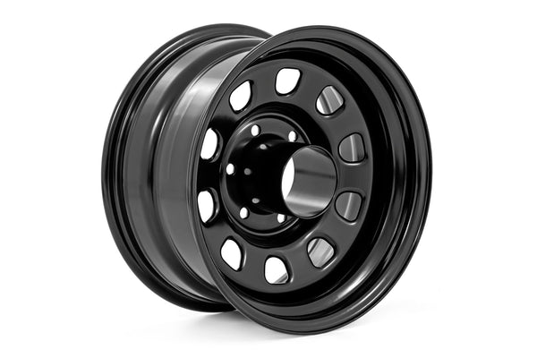Rough Country - Steel Wheel/Black/17x9/5x4.5/3.30 Bore/+0mm