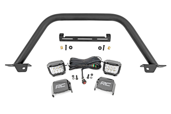 Rough Country - Safari Bar - 3 In. OSRAM (Pair) - Wide - OE Modular Steel - Ford Bronco (21-25)