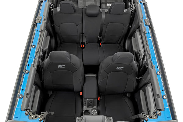 Rough Country - Seat Covers - Bucket Seats - FR & RR - Ford Bronco 4WD (2021-2025)