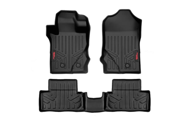 Rough Country - Floor Mats - Front & Rear - Ford Bronco (2 Door) 4WD (2021-2025)