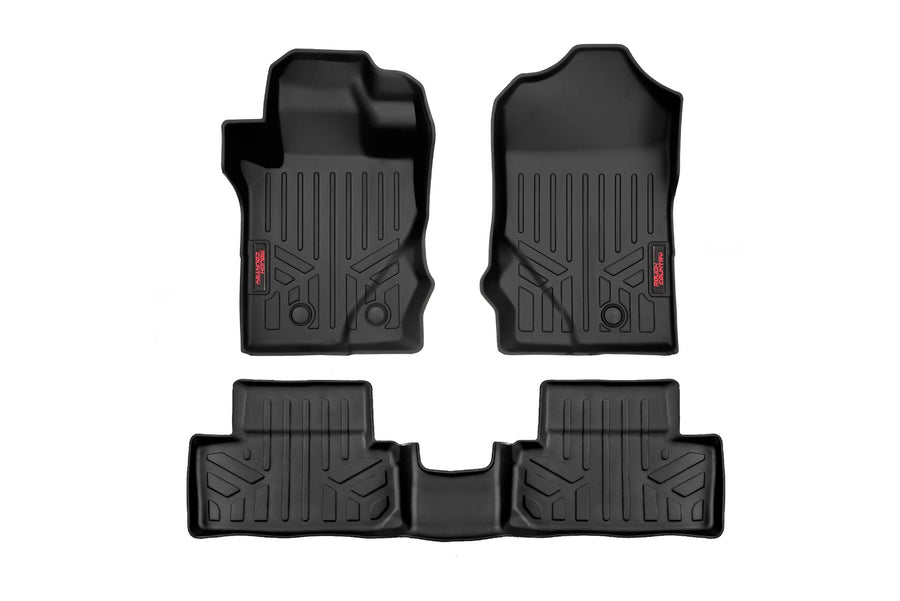 Rough Country - Floor Mats - Front & Rear - Ford Bronco (2 Door) 4WD (2021-2025)