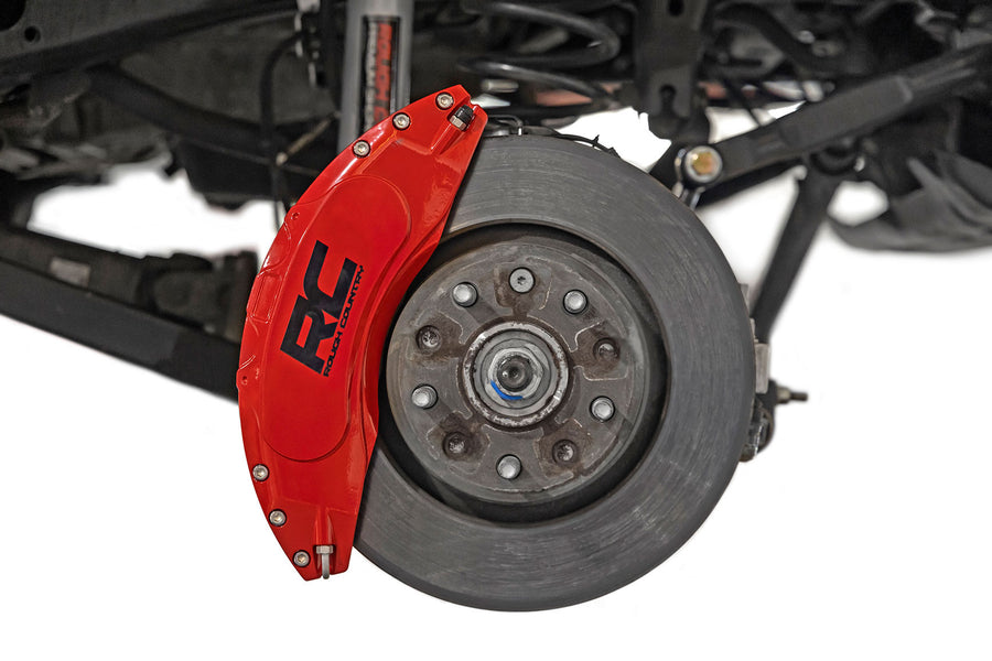 Rough Country - Caliper Covers - Front And Rear - Red - Sport - Jeep Gladiator JT/Wrangler JL (18-26) - 71150