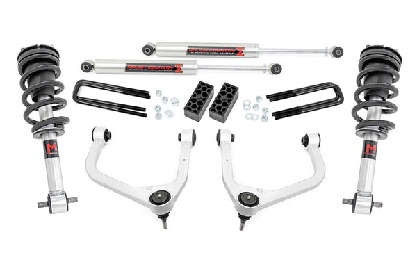 Rough Country - 3.5 Inch Lift Kit - M1 Struts/M1 - Chevy Silverado 1500 2WD/4WD (2019-2024 & Classic)