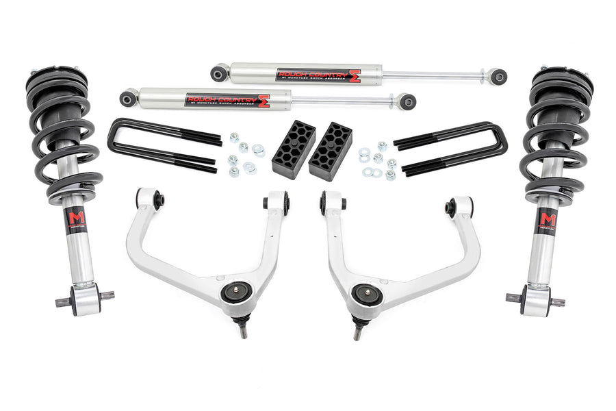 Rough Country - 3.5 Inch Lift Kit - M1 Struts/M1 - Chevy Silverado 1500 2WD/4WD (2019-2024 & Classic)