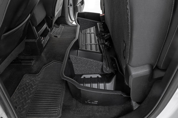 Rough Country - Under Seat Storage - Double Cab - Chevy/GMC 1500/2500HD/3500HD 2WD/4WD
