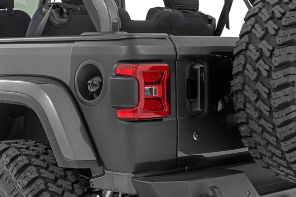 Rough Country - Trail Cladding - Rear Corners - Jeep Wrangler JL/Wrangler Unlimited (18-25)