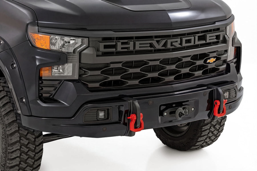 Rough Country - Bumper Cover - GB8 Mosaic Black - Chevy Silverado 1500 2WD/4WD (2023-2026) - 13006-GB8