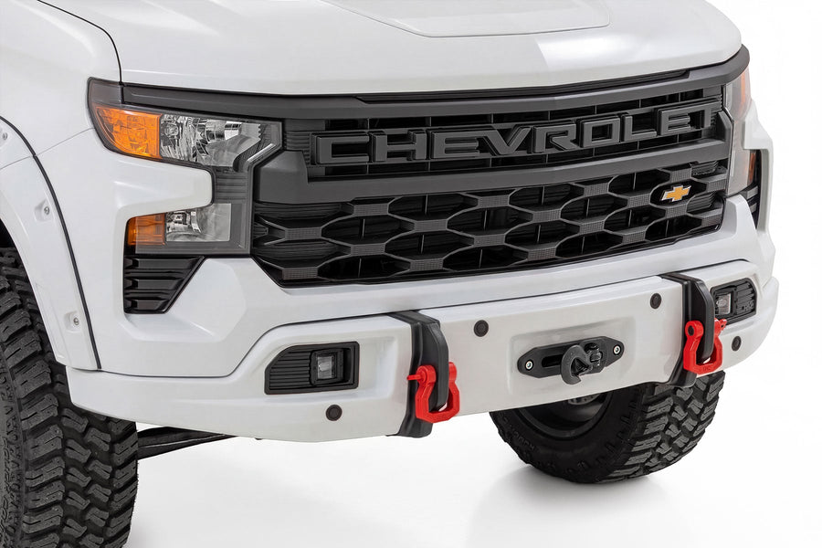 Rough Country - Bumper Cover - GAZ Summit White - Chevy Silverado 1500 2WD/4WD (2023-2026) - 13006-GAZ