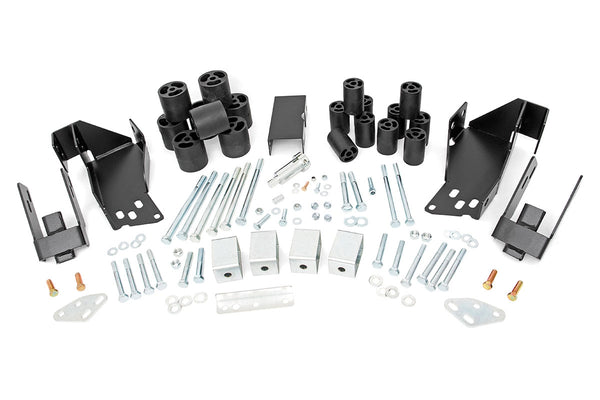 Rough Country - 3 Inch Body Lift Kit - Chevy Silverado & GMC Sierra 1500 2WD/4WD (2007-2013)