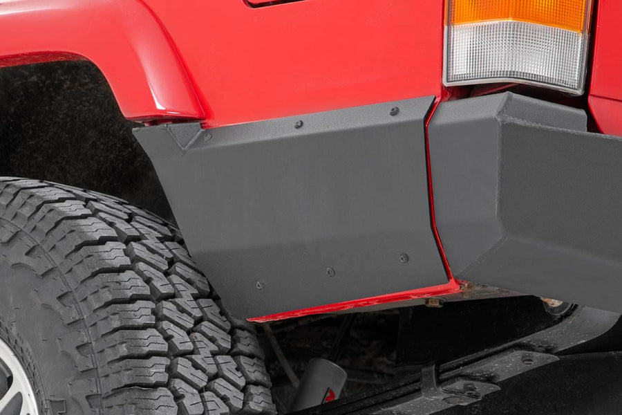 Rough Country - Quarter Panel Armor - Rear - Factory Flare - Jeep Cherokee XJ 2WD/4WD (97-01)