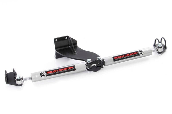 Rough Country - N3 Steering Stabilizer - Dual - 2.5-8 Inch Lift - Ram 2500 (14-25)/3500 (13-25)