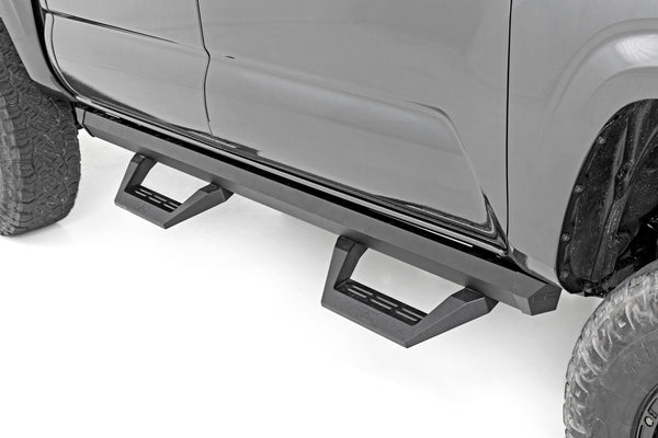 Rough Country - SRX2 Adj Aluminum Step - Double Cab - Toyota Tacoma 2WD/4WD (2005-2023)