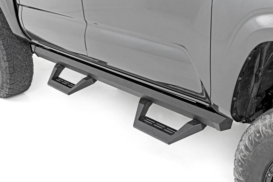 Rough Country - SRX2 Adj Aluminum Step - Double Cab - Toyota Tacoma 2WD/4WD (2005-2023)