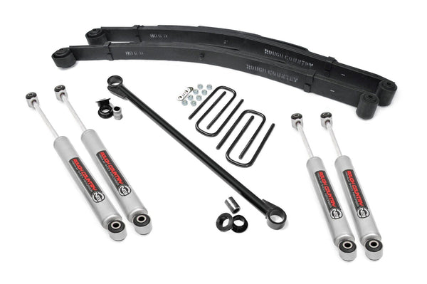Rough Country - 2.5 Inch Leveling Kit - Leaf Spring - Ford F-250/F-350 Super Duty 4WD (99-04)