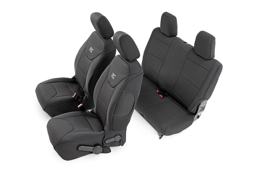 Rough Country - Seat Covers - Front And Rear - Jeep Wrangler JK 4WD (2011-2012)