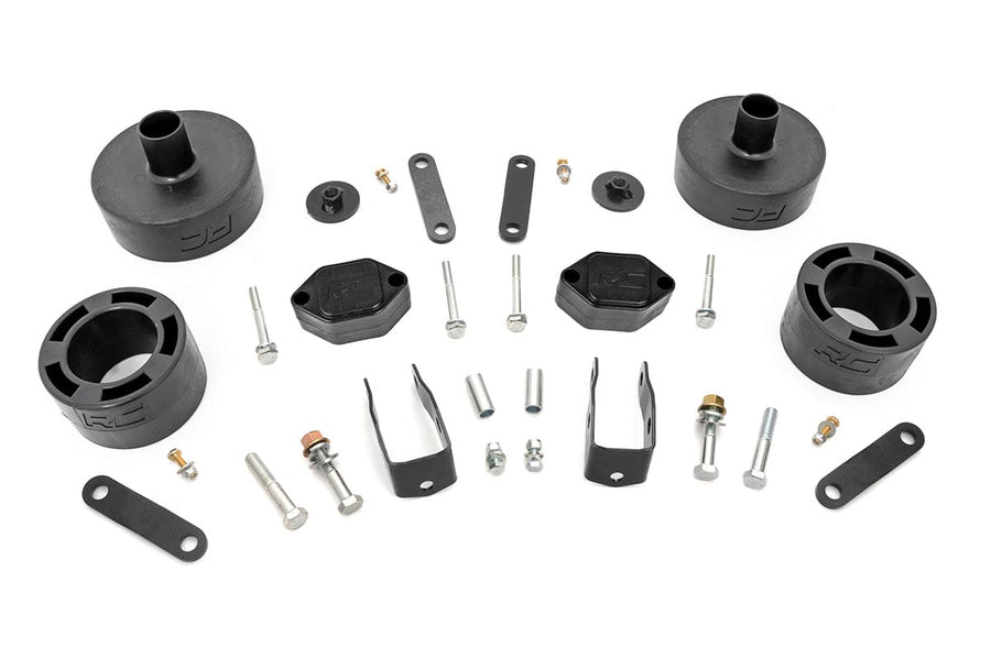 Rough Country - 2.5 Inch Lift Kit - Spacers - Jeep Wrangler JK/Wrangler Unlimited (2007-2018)